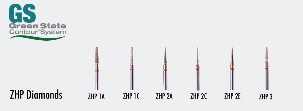 Hand Piece Diamonds For Pre Sintered Green State Zirconia